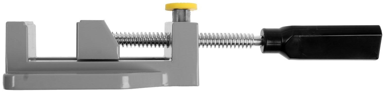 Мини-тиски алюминиевые ТУНДРА, станочные, 70 мм