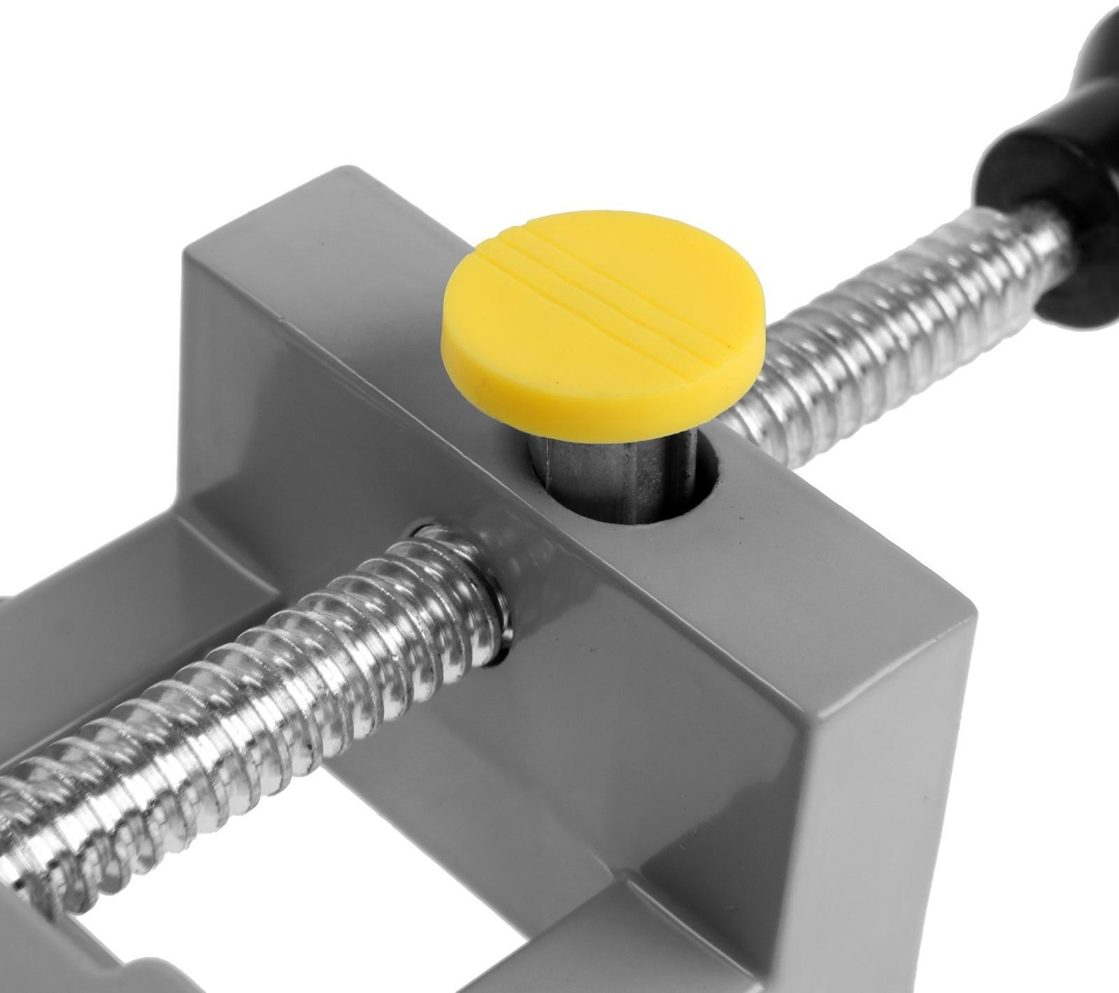 Мини-тиски алюминиевые ТУНДРА, станочные, 70 мм