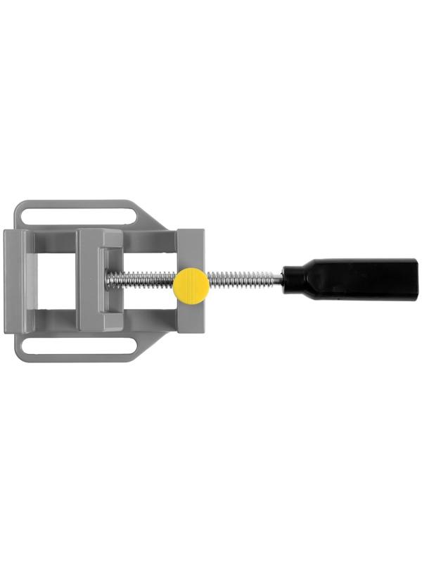 Мини-тиски алюминиевые ТУНДРА, станочные, 70 мм