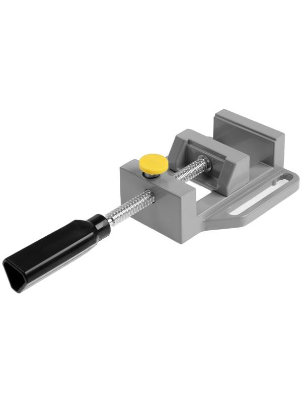 Мини-тиски алюминиевые ТУНДРА, станочные, 70 мм