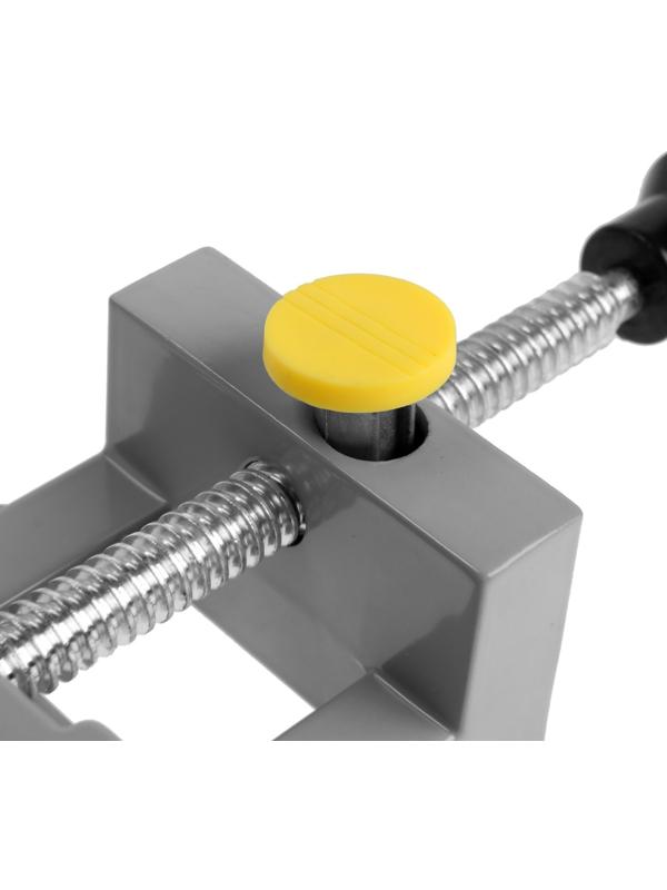 Мини-тиски алюминиевые ТУНДРА, станочные, 70 мм