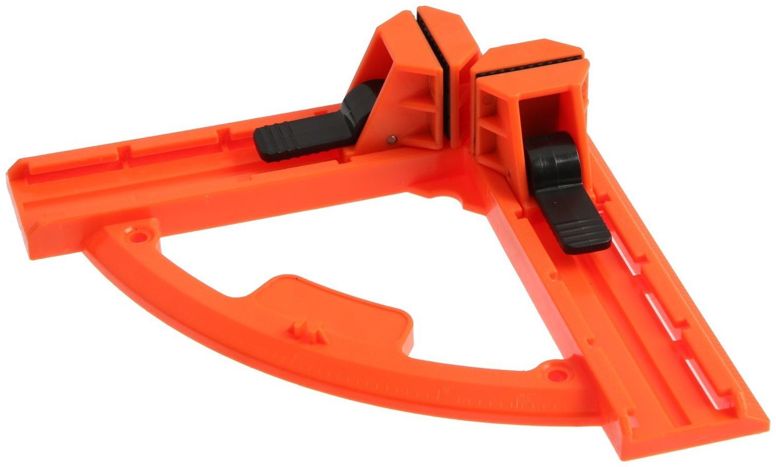 Струбцина угловая ЛОМ, пластиковая, до 90 мм