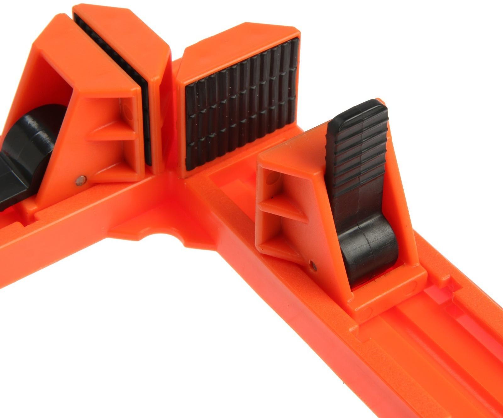 Струбцина угловая ЛОМ, пластиковая, до 90 мм