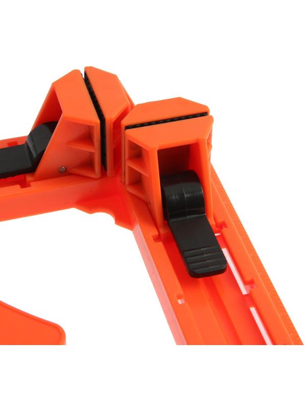 Струбцина угловая ЛОМ, пластиковая, до 90 мм