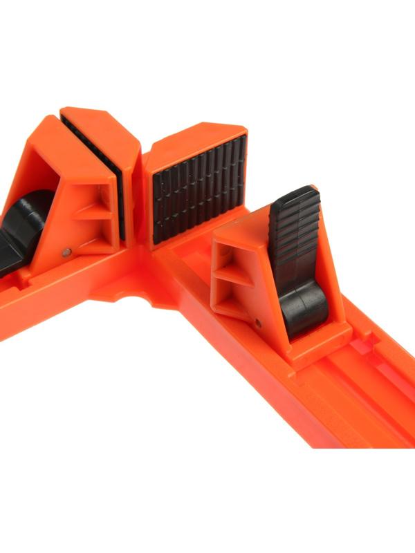 Струбцина угловая ЛОМ, пластиковая, до 90 мм