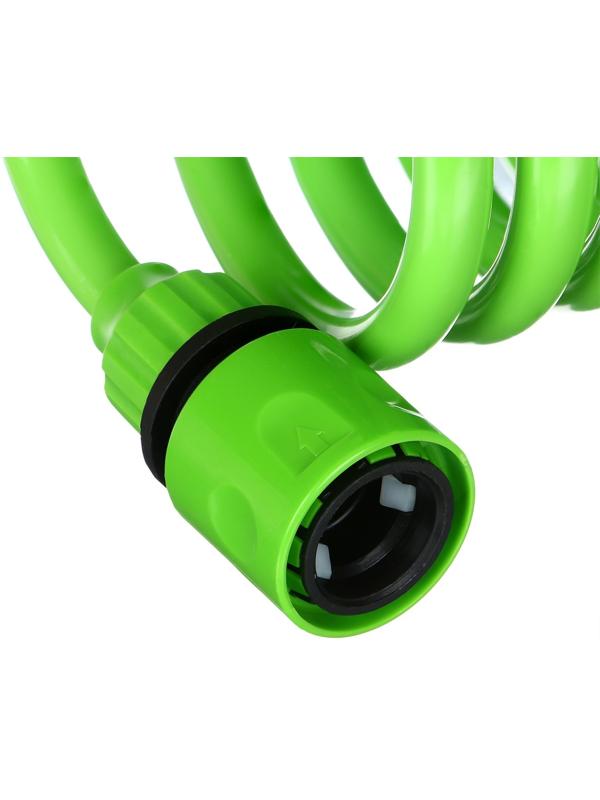 Шланг спиральный, L = 7,5 м, насадка, коннектор 2 шт., штуцер d = 1/2