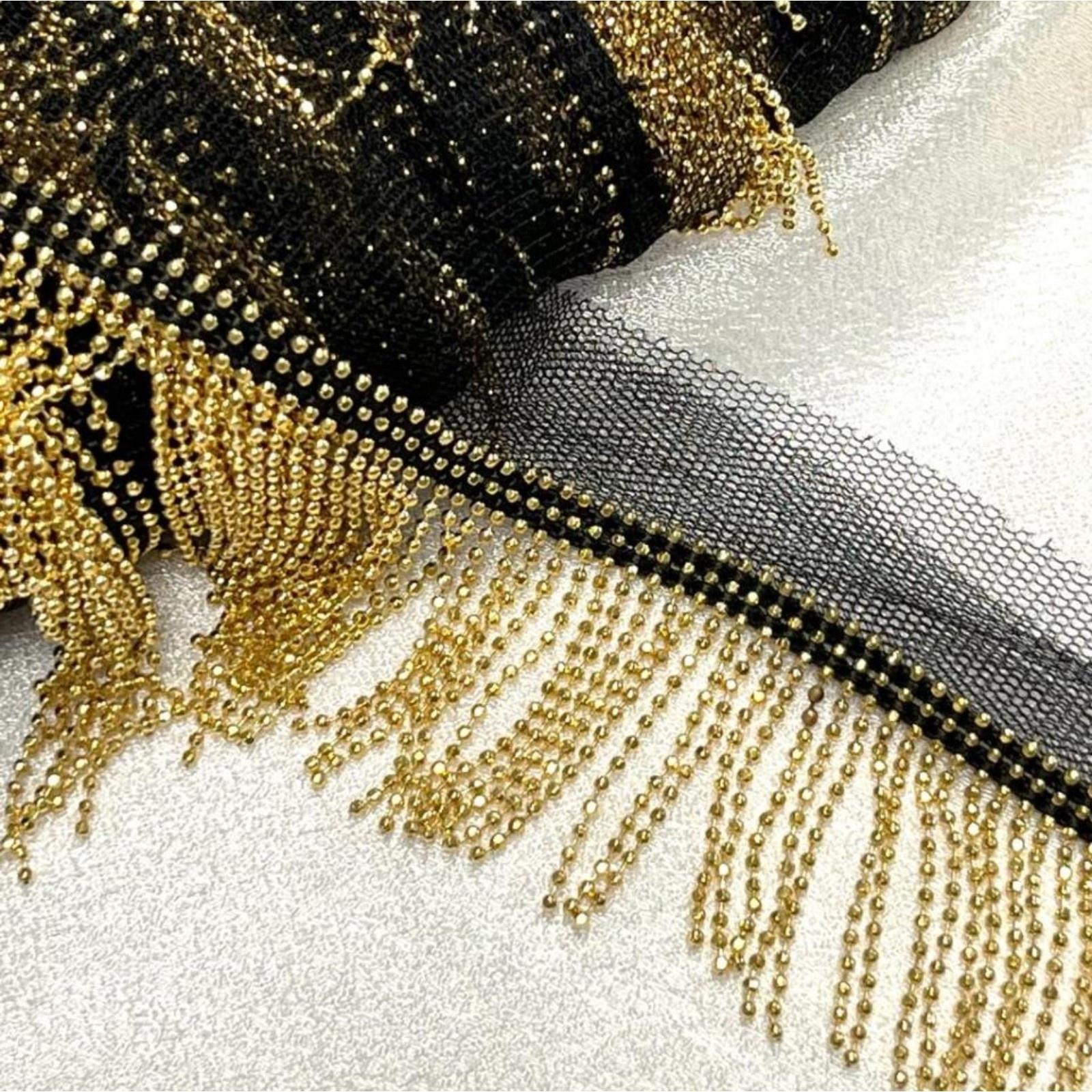 Тесьма декоративная «Бахрома», размер 6 см