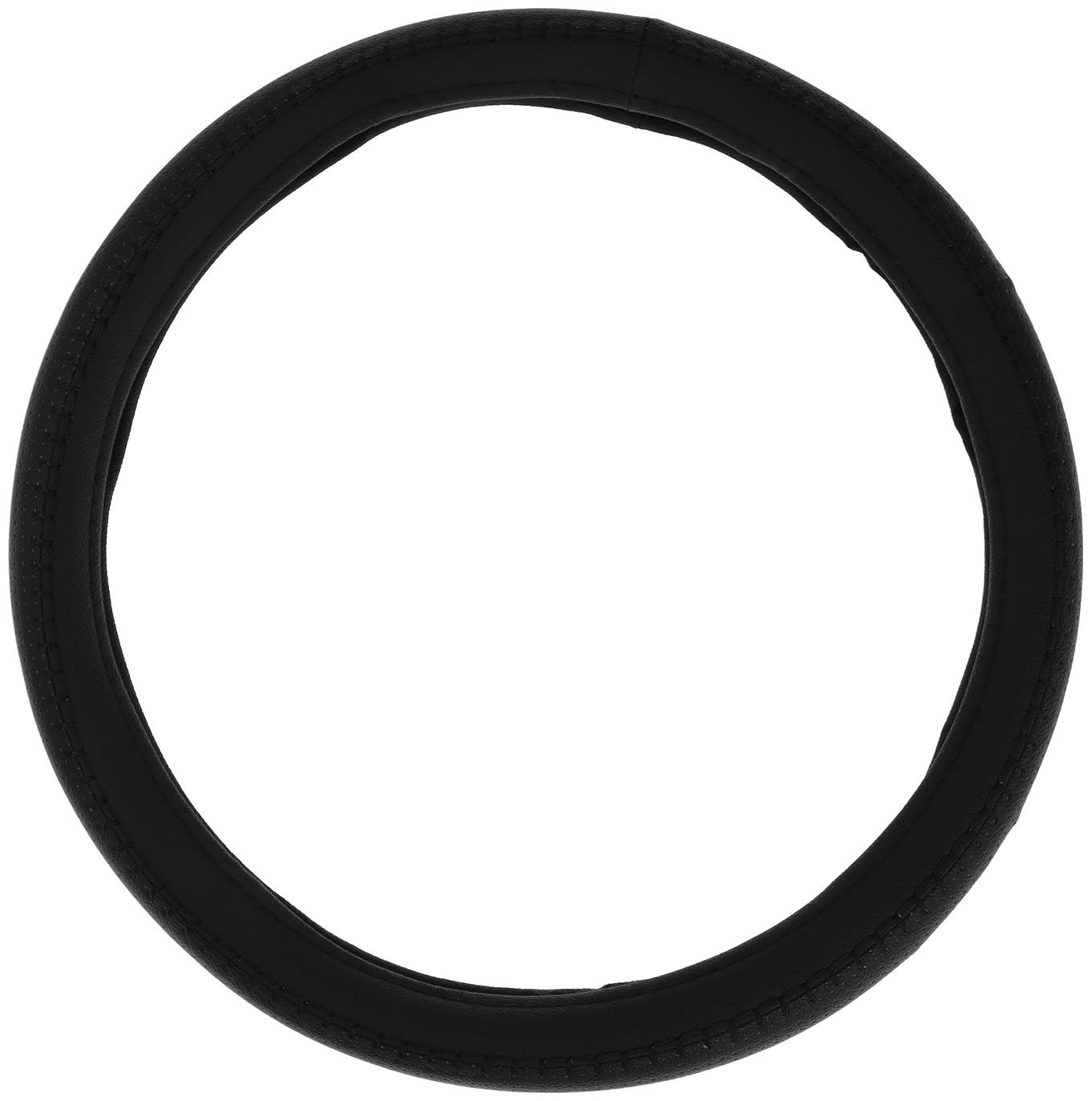 Оплетка на руль Nova Bright экокожа перфорированная, черная, M