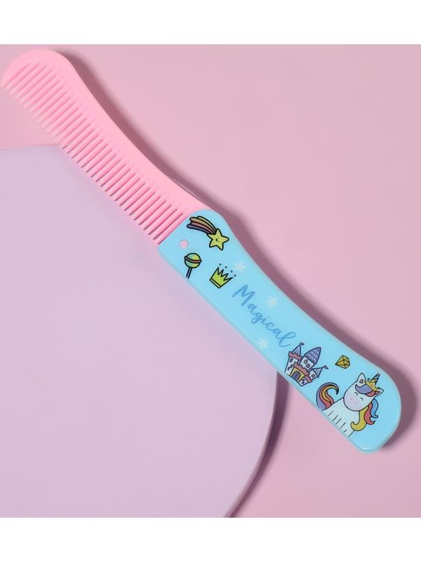 Расчёска складная, 19,5 × 2,5 см, цвет МИКС