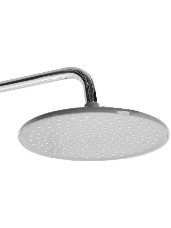 Душевая система ZEIN Z3892, излив в корпусе, лейка верхняя d=23 см, ручная 11.5 см, хром