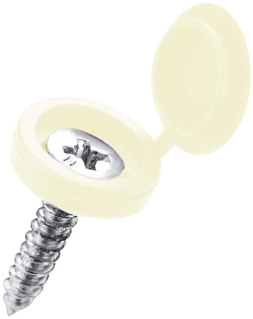 Декоративный колпачок для саморезов, бежевый, набор 100 шт