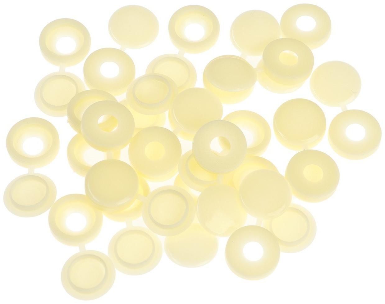 Декоративный колпачок для саморезов, бежевый, набор 100 шт