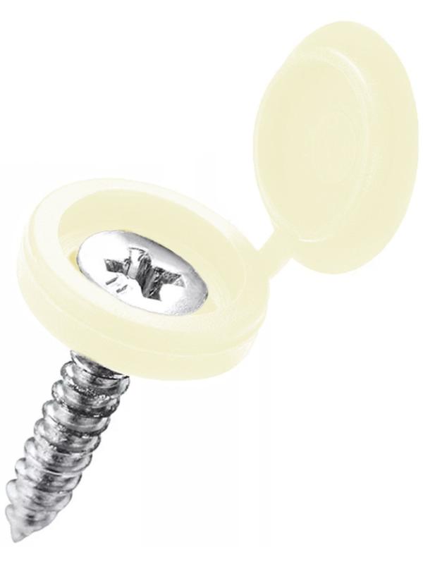 Декоративный колпачок для саморезов, бежевый, набор 100 шт