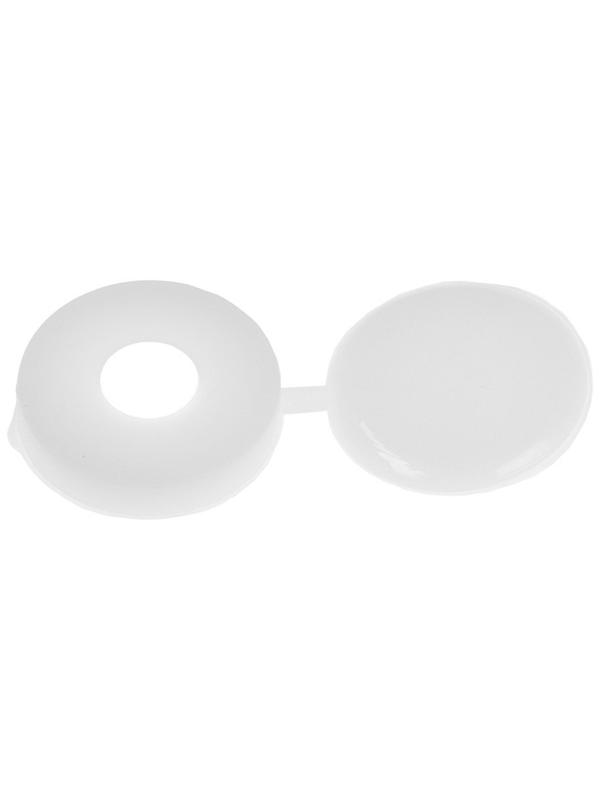 Декоративный колпачок для саморезов, белый, набор 100 шт