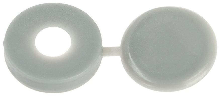 Декоративный колпачок для саморезов, серый, набор 100 шт