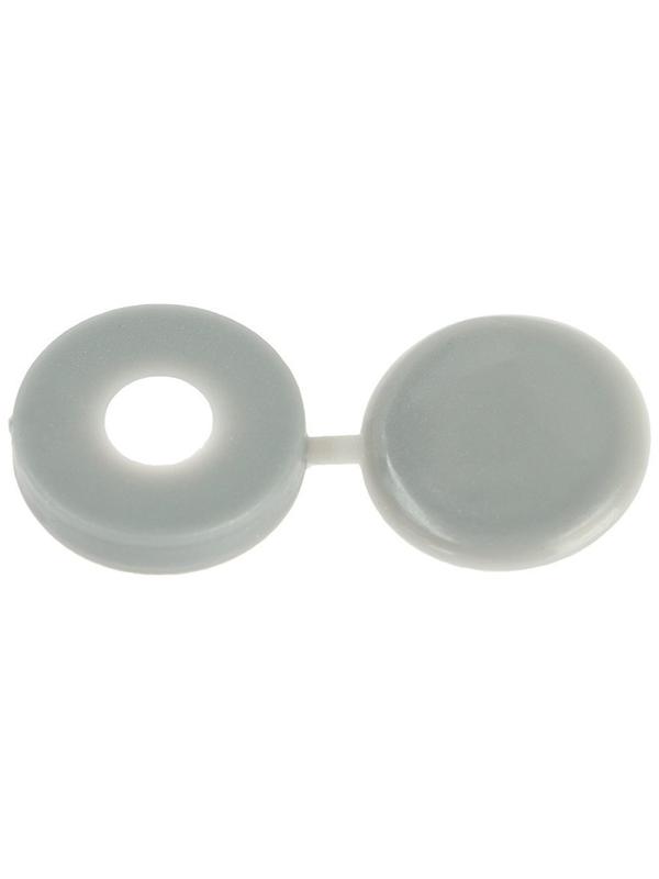 Декоративный колпачок для саморезов, серый, набор 100 шт