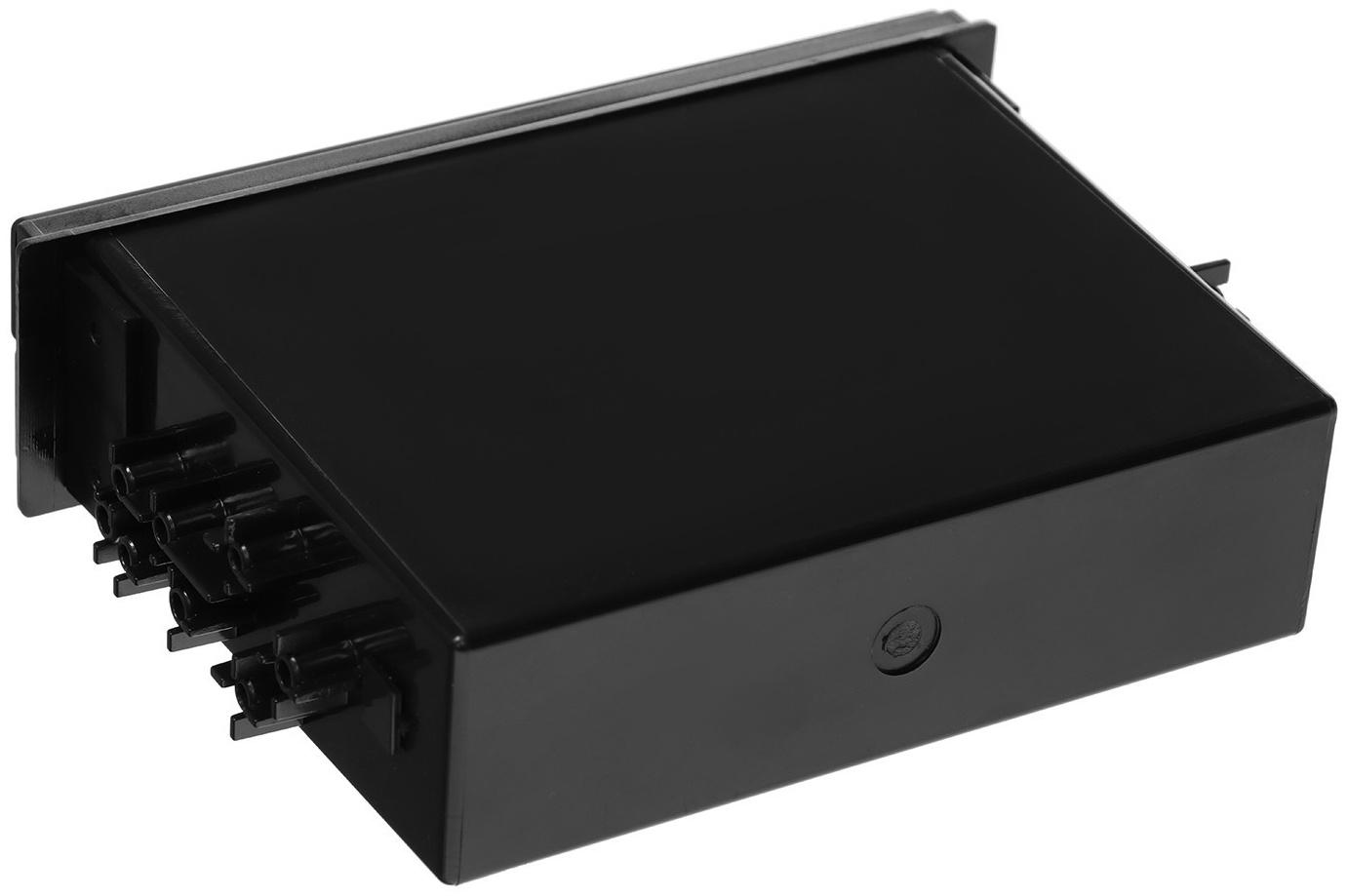 Универсальный подстаканник и органайзер пространства 1DIN, черный