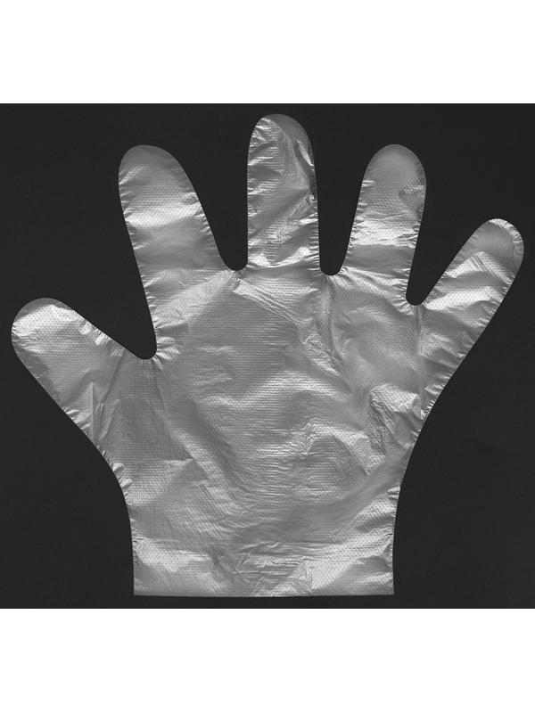 Перчатки одноразовые полиэтиленовые, в упаковке по 100 шт