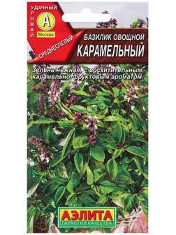 Семена Базилик овощной Карамельный Ц/П 0,3г