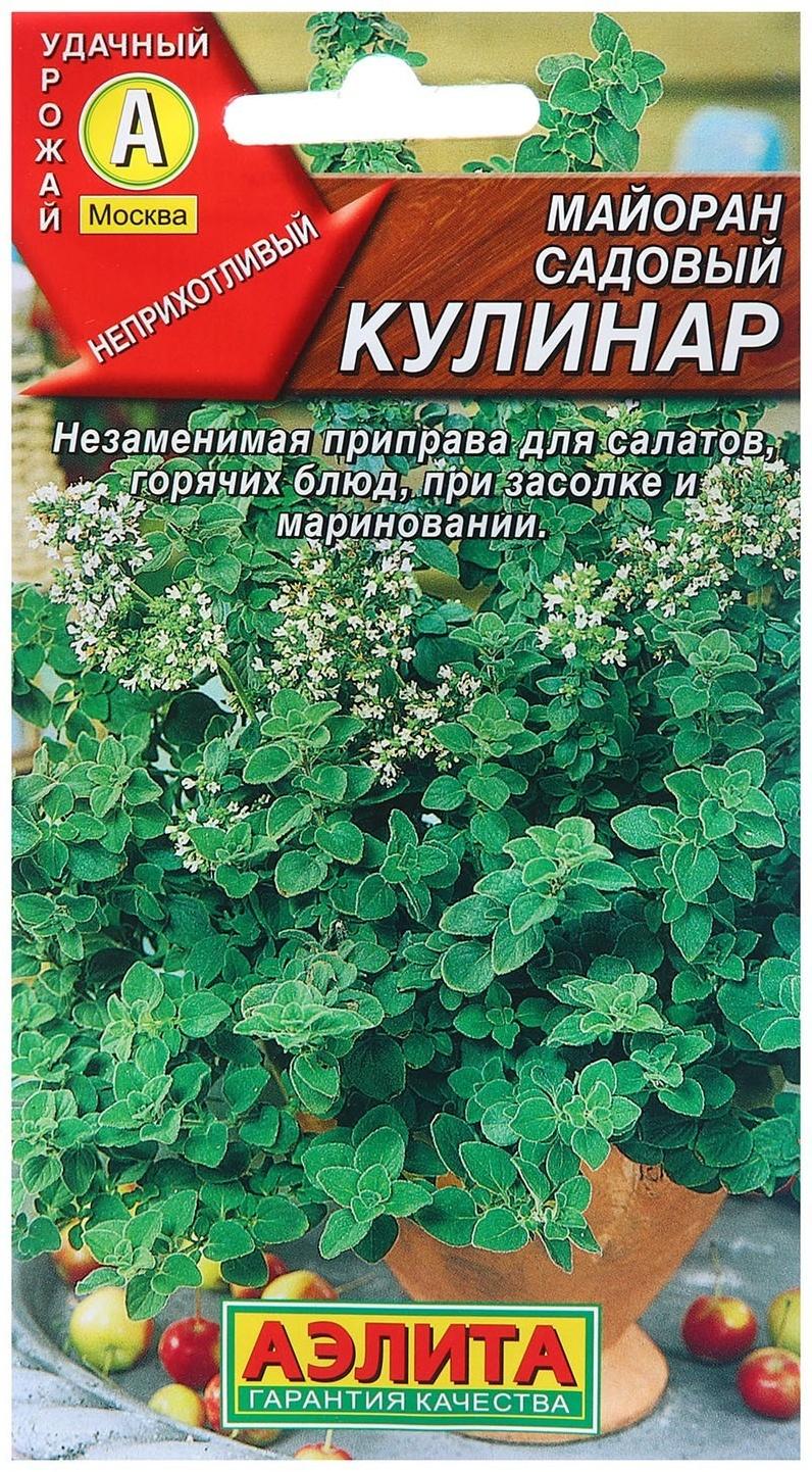 Семена Майоран садовый Кулинар  Ор. А Ц/П 0,1г