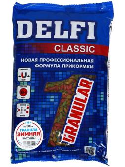 Прикормка DELFI зимняя гранула, мотыль, 500 г