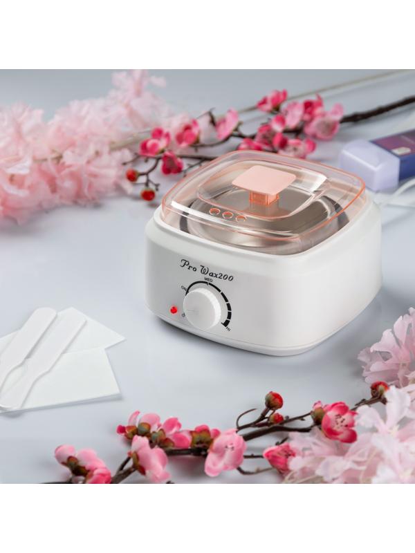 Воскоплав Luazon LVPL-05, баночный, 100 Вт, 400 г, регулировка температуры, белый