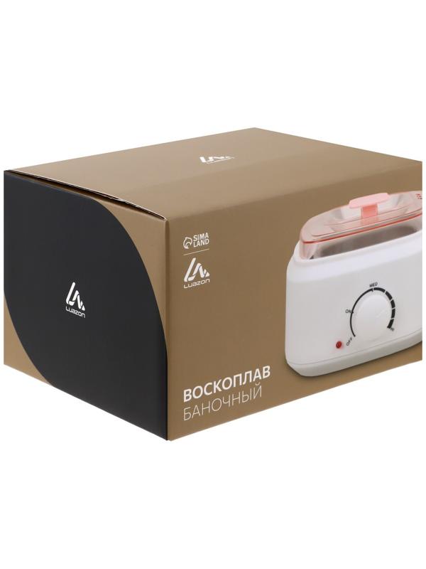Воскоплав Luazon LVPL-05, баночный, 100 Вт, 400 г, регулировка температуры, белый