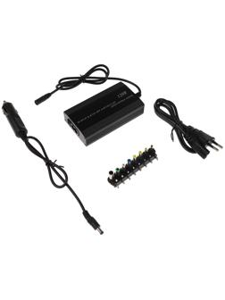 Универсальное зарядное устройство для ноутбука ZU30, 120 Вт, с переходниками 8 шт, с АЗУ