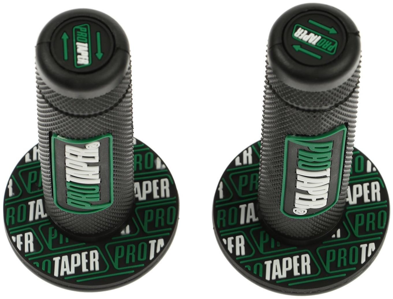 Грипсы универсальные, противоскользящие 24×120 мм, набор 2 шт, зеленые