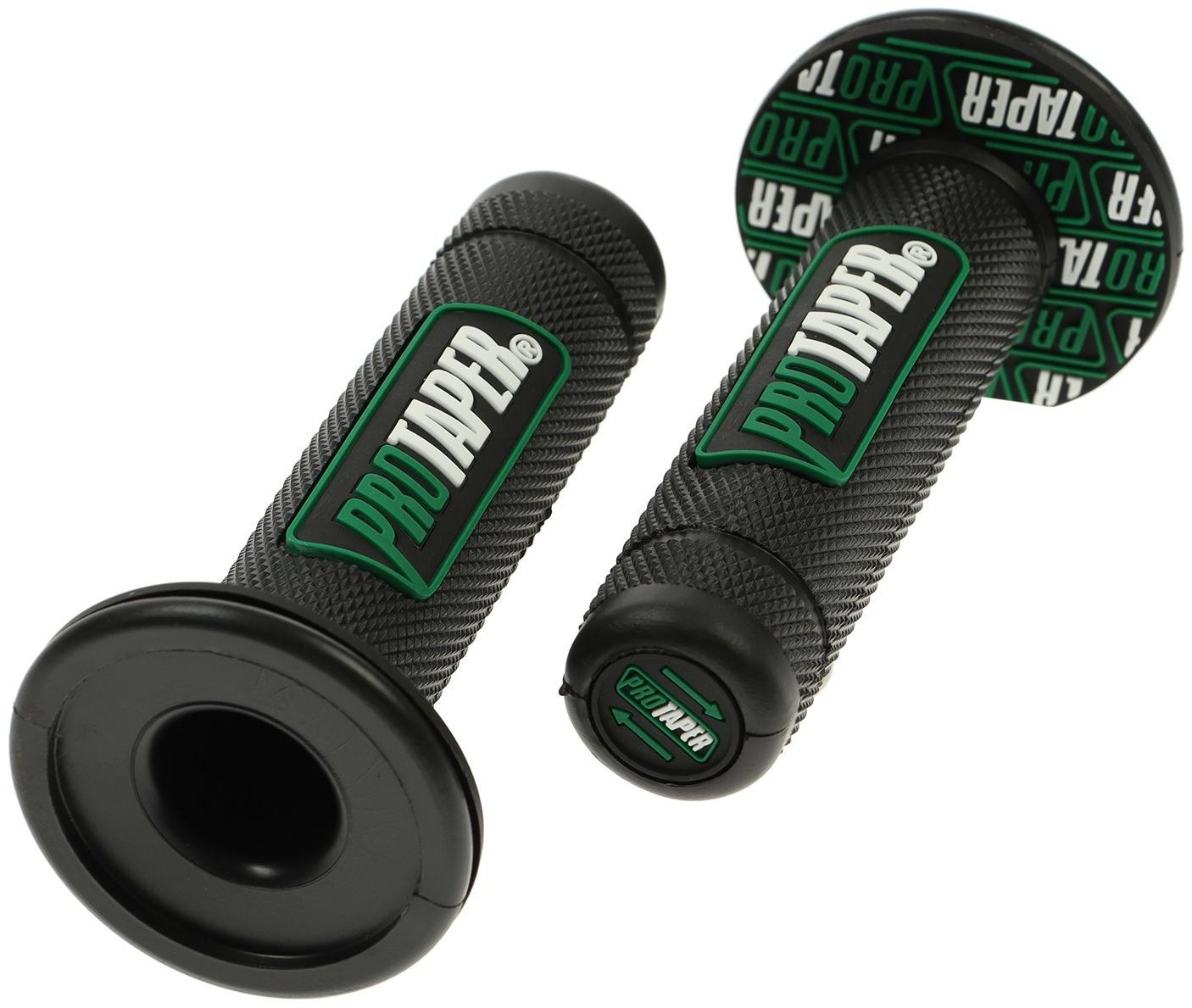 Грипсы универсальные, противоскользящие 24×120 мм, набор 2 шт, зеленые