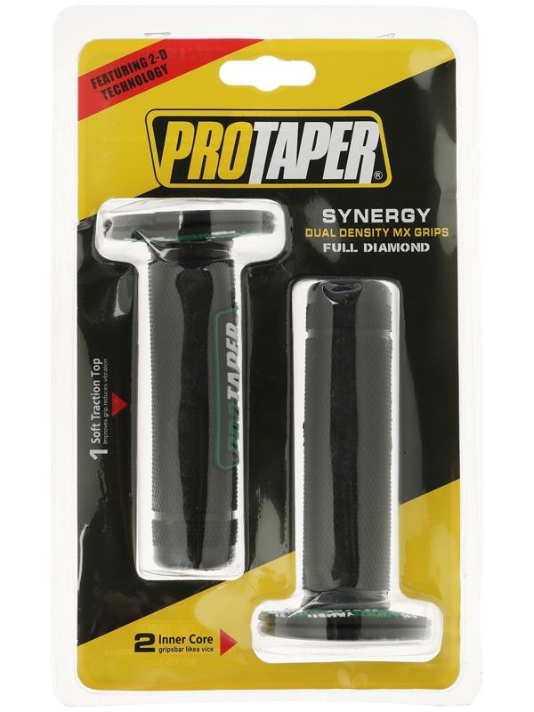 Грипсы универсальные, противоскользящие 24×120 мм, набор 2 шт, зеленые