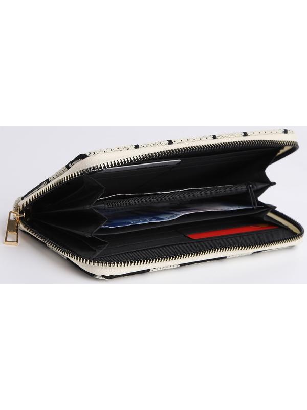 Кошелёк на молнии, цвет белый