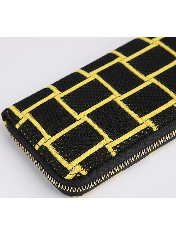 Кошелёк на молнии, цвет чёрный