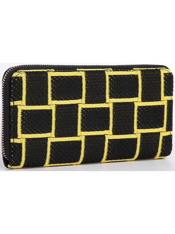 Кошелёк на молнии, цвет чёрный