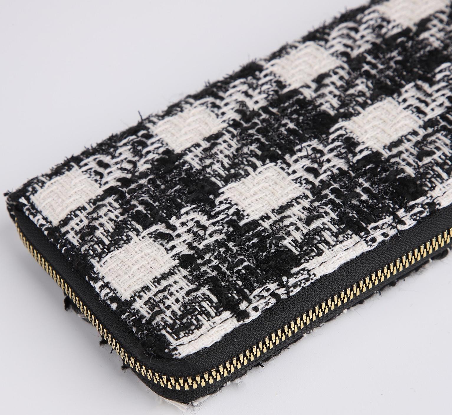 Кошелёк на молнии, цвет чёрный