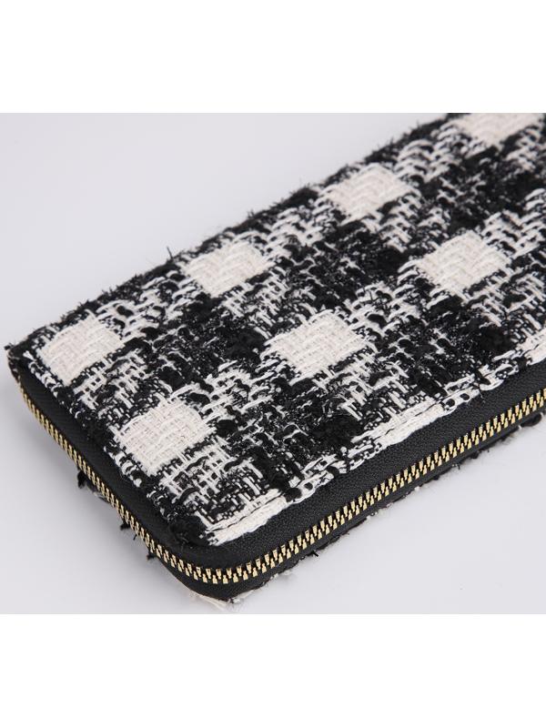 Кошелёк на молнии, цвет чёрный