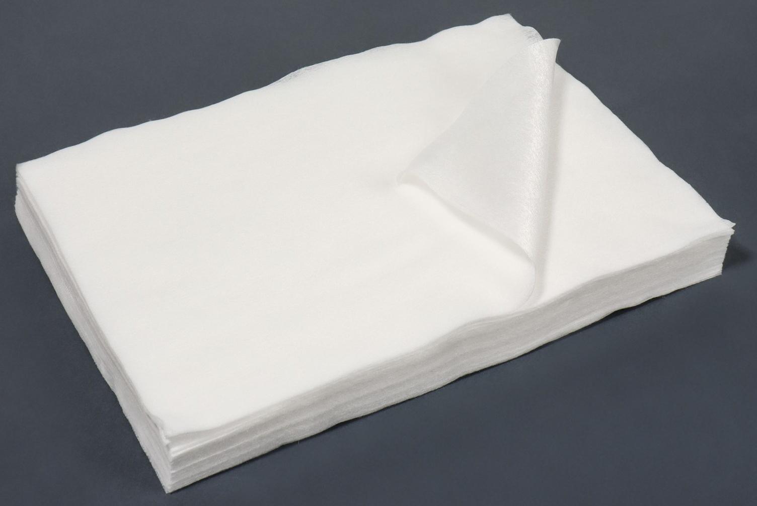 Одноразовые косметические салфетки, 100 шт, плотность 40г/м2, хлопок, 20 × 30 см, цвет белый