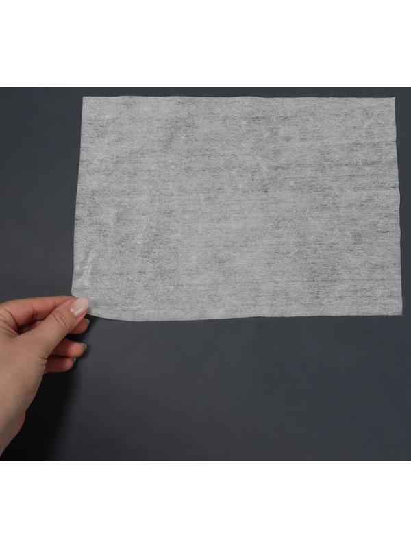 Одноразовые косметические салфетки, 100 шт, плотность 40г/м2, хлопок, 20 × 30 см, цвет белый