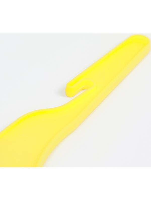 Вешалка для одежды животным, 19 х 14 х 0,4 см, жёлтая