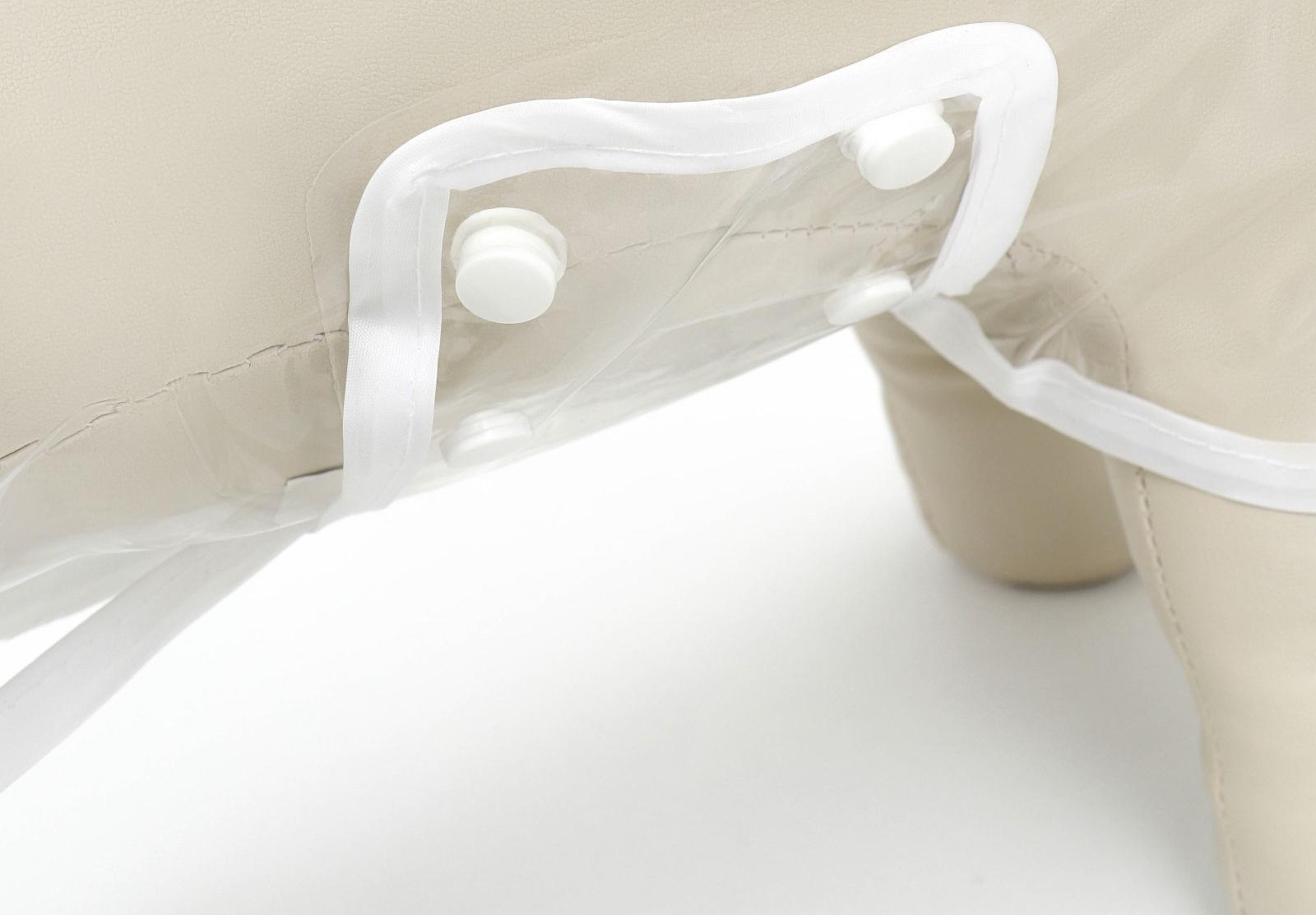 Дождевик для собак, размер XS (ДС 18, ОГ 25-30, ОШ 25 см), белый