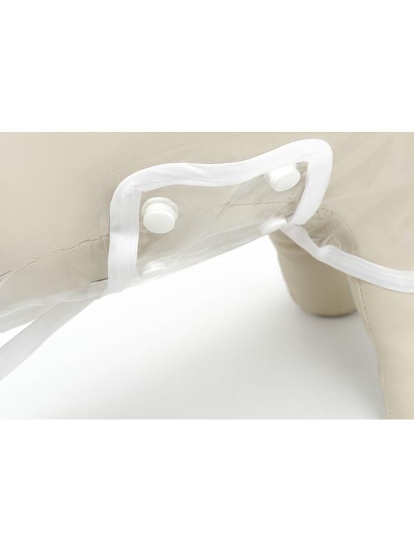 Дождевик для собак, размер XS (ДС 18, ОГ 25-30, ОШ 25 см), белый