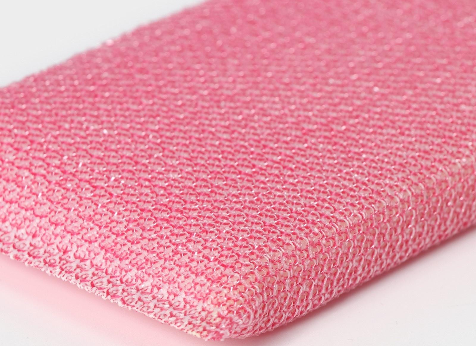 Набор губок скраберов с пластиковой нитью Raccoon, 4 шт, 13,5×8×1,4 см, цвет МИКС