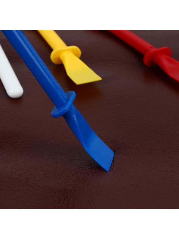 Лопаточки для нанесения клея на кожу, пластиковые, 11,5 × 1,15 см, 10 шт, цвет МИКС