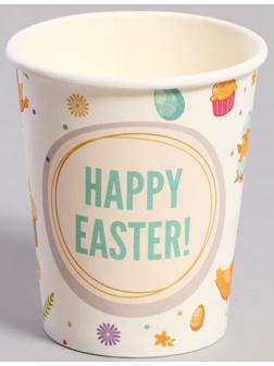 Стаканы бумажные «Светлой Пасхи», 6 шт
