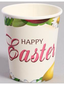Стаканы бумажные «Счастливой Пасхи», 6 шт