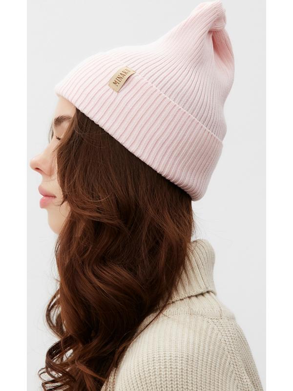 Шапка женская MINAKU, р-р 52-56, цвет нежно-розовый