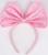Ободок Бант Мальвины розовый