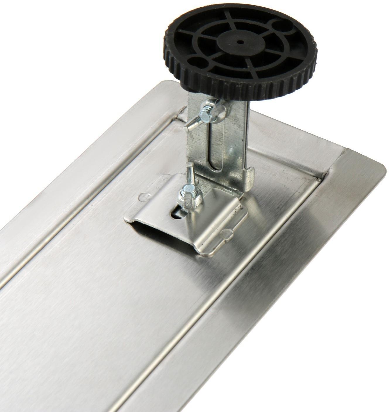 Трап ZEIN, c флaнцeм свободного вращения 360°, 7х90 см, d=40/50 мм, нерж. сталь, сатин