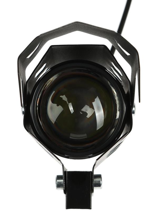 Фара cветодиодная для мототехники, 10 Вт, 350 Лм, дальность 120 м