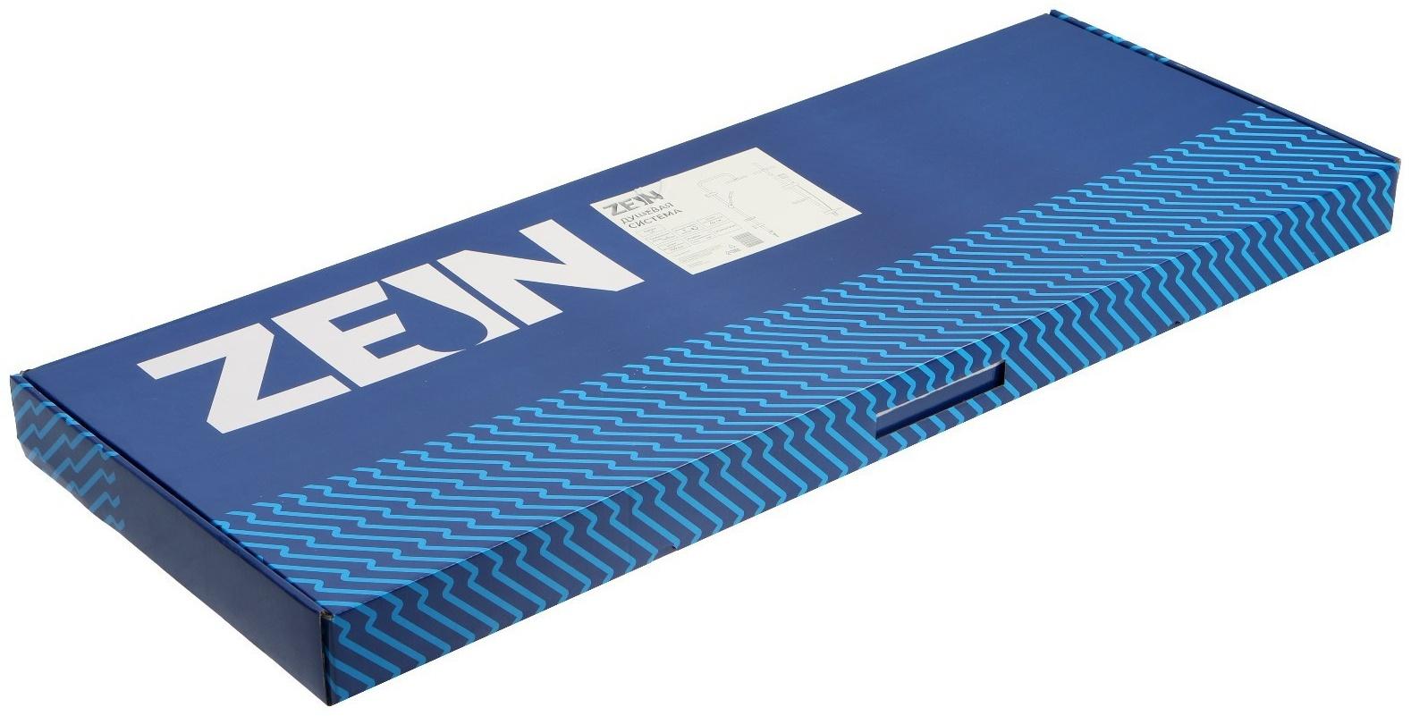 Душевая система ZEIN econom, тропическая и ручная лейка 3 режима, шланги, стойка, мыльница